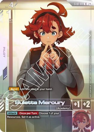 Suletta Mercury (Newtype Challenge 2025 Mission 1) - ST01-011 - C