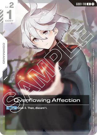 Overflowing Affection (Newtype Challenge 2025 Mission 1) - GD01-118 - UC