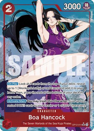 Boa Hancock (Alternate Art) - OP12-014 - Super Rare