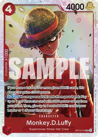 Monkey.D.Luffy - OP12-015 - Super Rare