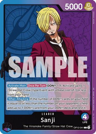 Sanji (041) - OP12-041 - Leader