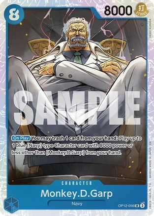 Monkey.D.Garp - OP12-056 - Super Rare