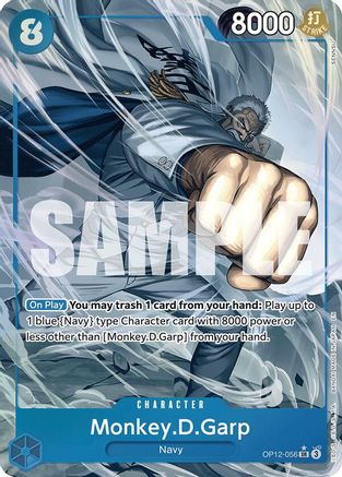Monkey.D.Garp (Alternate Art) - OP12-056 - Super Rare