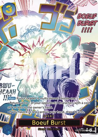 Boeuf Burst (Alternate Art) - OP12-060 - Rare