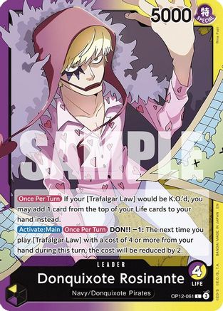 Donquixote Rosinante (061) - OP12-061 - Leader
