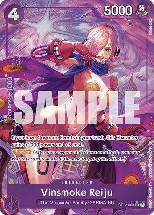 Vinsmoke Reiju (Alternate Art) - OP12-063 - Super Rare