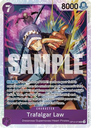 Trafalgar Law (073) - OP12-073 - Super Rare