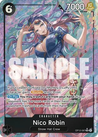 Nico Robin (Alternate Art) - OP12-087 - Super Rare
