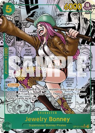 Jewelry Bonney (118) (Manga) - OP12-118 - Secret Rare