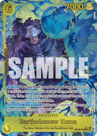 Bartholomew Kuma (Alternate Art) - OP12-119 - Secret Rare