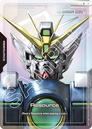 Resource (Wing Gundam Zero) - R-004 - C+ (Parallel)