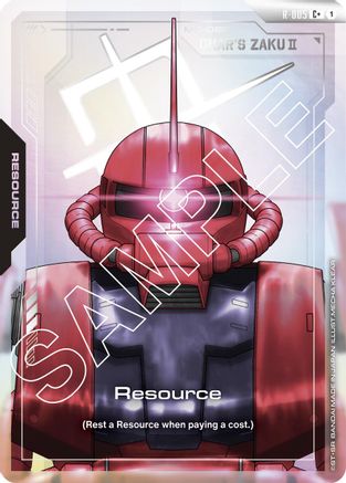 Resource (Char's Zaku Ⅱ) - R-005 - C+ (Parallel)