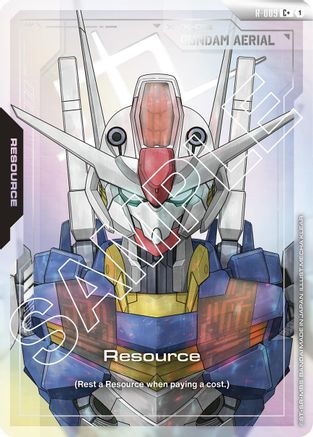 Resource (Gundam Aerial) - R-009 - C+ (Parallel)