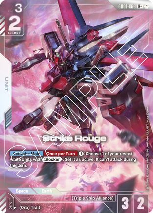 Strike Rouge - GD01-069 - R+ (Parallel)