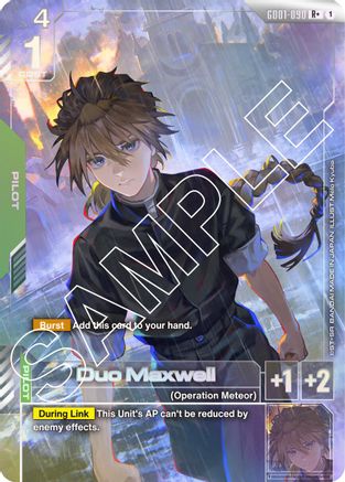Duo Maxwell - GD01-090 - R+ (Parallel)