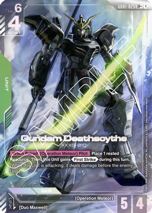 Gundam Deathscythe - GD01-025 - LR+ (Parallel)
