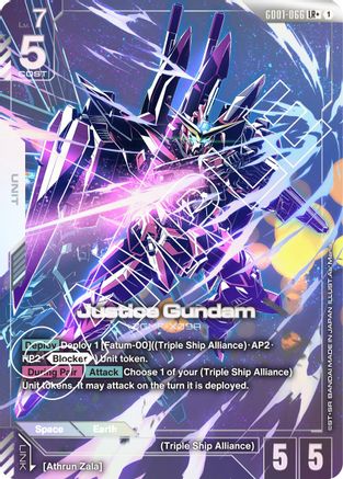 Justice Gundam - GD01-066 - LR+ (Parallel)