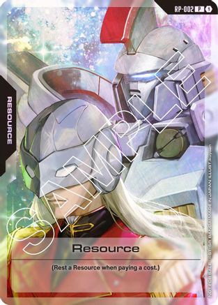 Resource (RP-002) (Mobile Suit Gundam Wing) - RP-002 - Promotional Resource Tokens