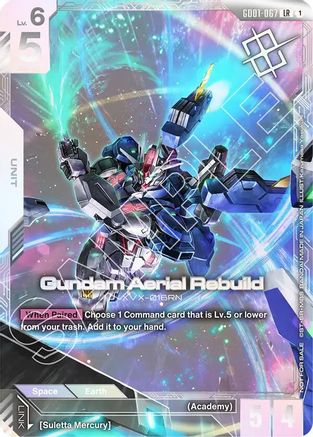 Gundam Aerial Rebuild (Newtype Challenge 2025 Mission1) - GD01-067 - LR