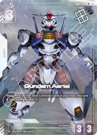 Gundam Aerial (Store Tournament Winner Pack 01) - GD01-070 - R+