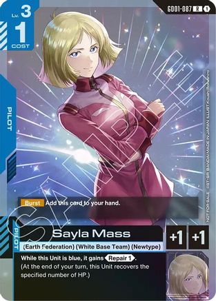 Sayla Mass (Store Tournament Participant Pack 01) - GD01-087 - R