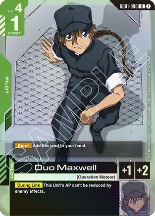 Duo Maxwell (Store Tournament Participant Pack 01) - GD01-090 - R