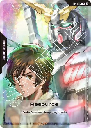 Resource (RP-005) (Mobile Suit Gundam Unicorn) - RP-005 - Promotional Resource Tokens