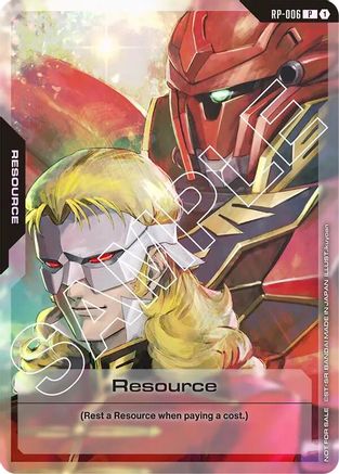 Resource (RP-006) (Mobile Suit Gundam Unicorn) - RP-006 - Promotional Resource Tokens