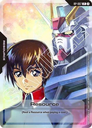Resource (RP-007) (Mobile Suit Gundam SEED) - RP-007 - Promotional Resource Tokens