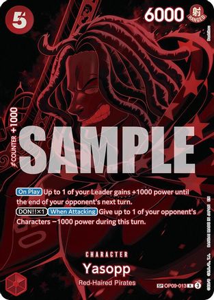 Yasopp (SP) - OP09-013 - Rare