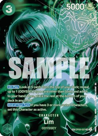 Lim (SP) - OP09-037 - Super Rare