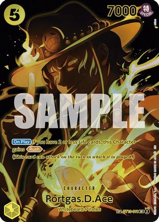 Portgas.D.Ace (SP) - ST13-011 - Super Rare