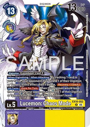 Lucemon: Chaos Mode - EX10-052