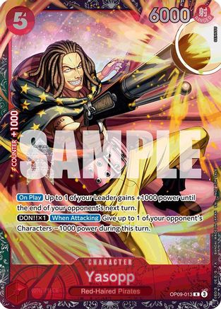 Yasopp (Championship 25-26 Offline Regionals Season 2) - OP09-013 - Rare