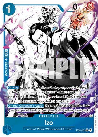 Izo (Parallel) - ST22-002 - Super Rare