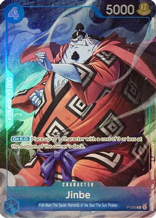 Jinbe (Seven Warlords of the Sea Binder Set) - P-030 - Promo