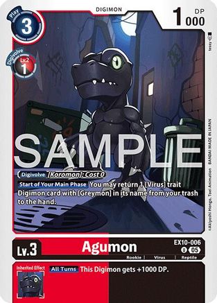 Agumon - EX10-006