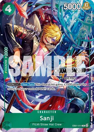 Sanji (CS 25-26 Celebration Pack) - EB01-014 - Rare