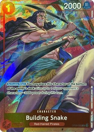 Building Snake (Premium Card Collection -Best Selection Vol. 4-) - OP09-008 - Uncommon
