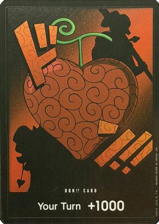 DON!! Card (Op-Op Fruit) (Devil Fruits Collection Vol. 3) - - DON!!