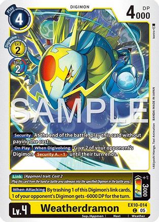 Weatherdramon - EX10-014