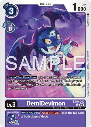 DemiDevimon - EX10-040