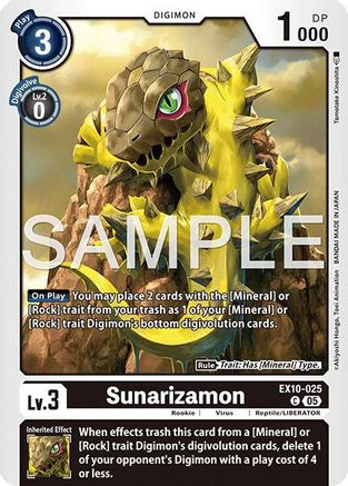 Sunarizamon - EX10-025