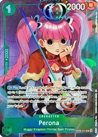 Perona (Illustration Box Vol.4) - OP09-034 - Rare