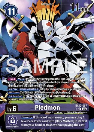 Piedmon (Alternate Art) - EX10-057
