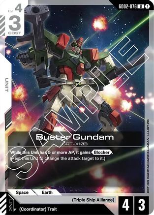 Buster Gundam - GD02-076 - Dual Impact