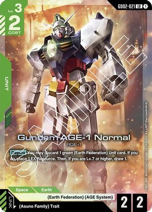 Gundam AGE-1 Normal - GD02-021 - Dual Impact