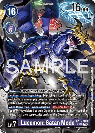 Lucemon: Satan Mode (Alternate Art) - EX10-060