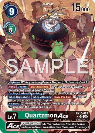 Quartzmon ACE (Alternate Art) - EX10-023