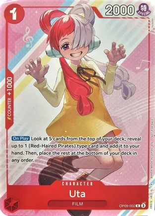 Uta (Welcome Pack Vol. 2) - OP09-002 - Rare